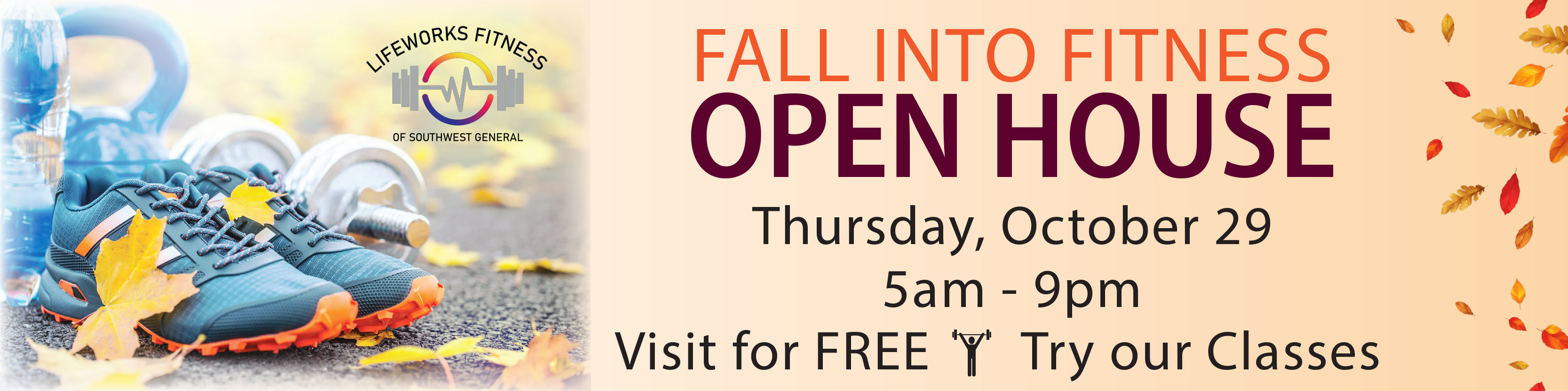 link to fall open house graphic